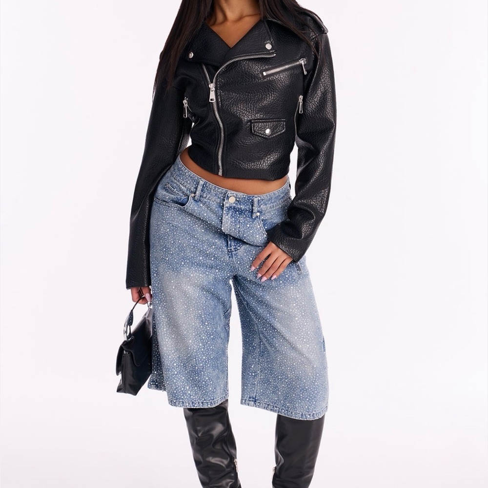 Fashion Nova Blue Jean Shorts
